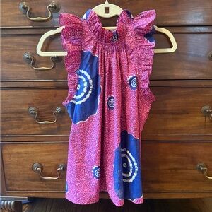 Ulla Johnson Ruffled Mockneck Printed Top